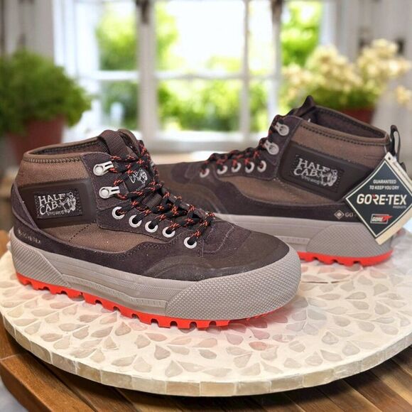 Vans MTE Half Cab GORE-TEX Bitter Chocolate Brown Men 5.5 / W 7 All-Trac Boots - Picture 8 of 14